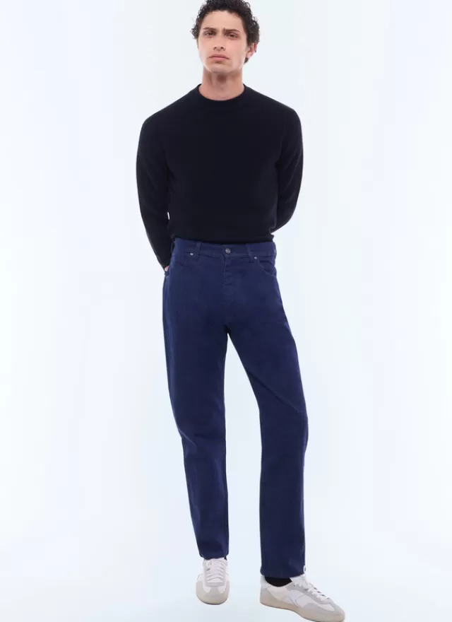 Fursac Pantalon 5 poches en coton et lin