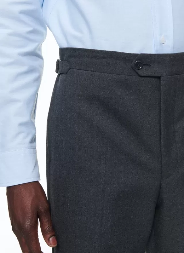 Fursac Pantalon ajusté en laine certifiée