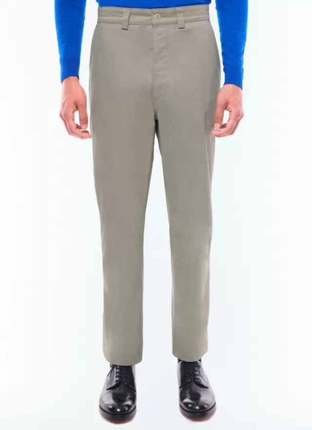 Fursac Pantalon chino en twill de coton