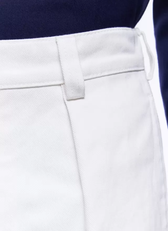 Fursac Pantalon chino en twill de coton