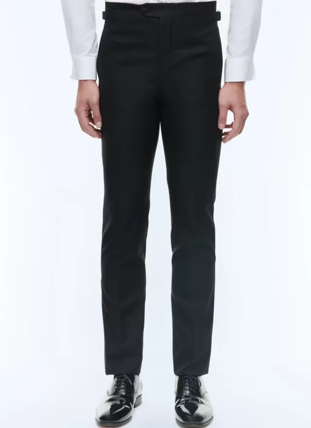 Fursac Pantalon de smoking en laine