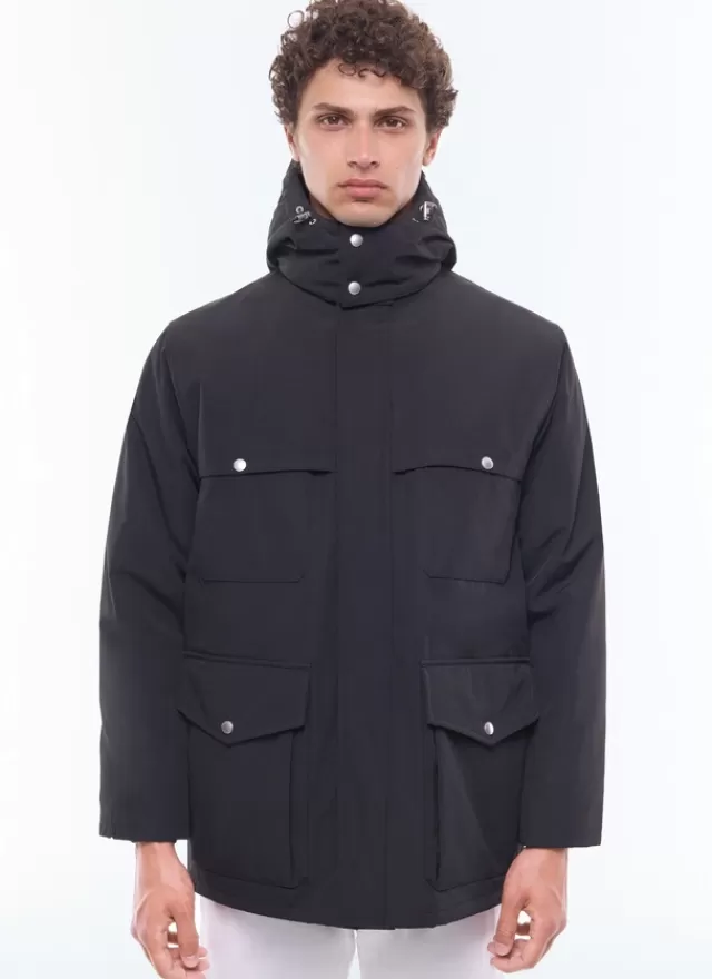 Fursac Parka matelassée en toile technique