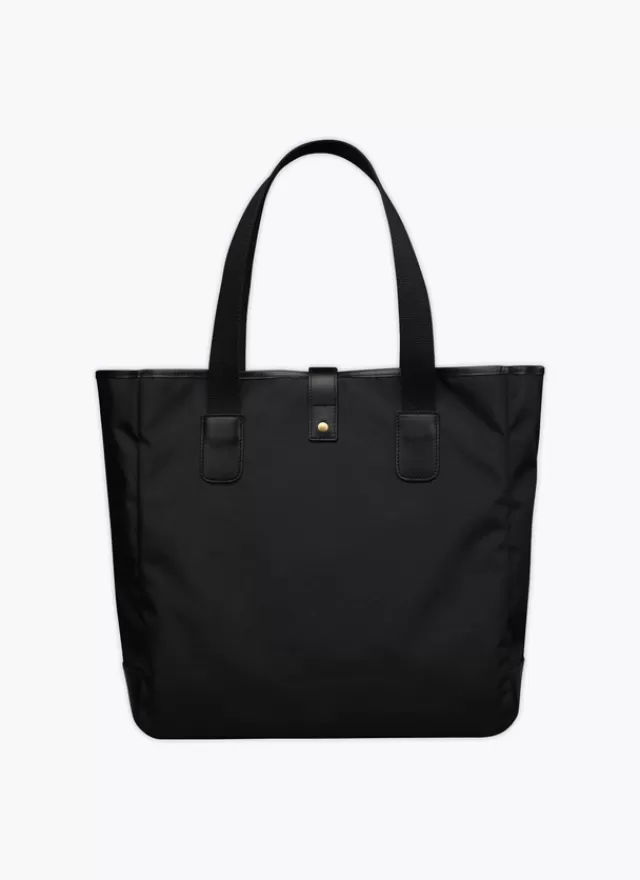 Fursac Tote bag en tissu technique et cuir